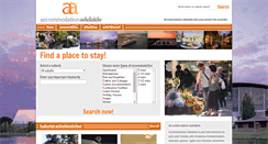 Desktop Screenshot of accommodationadelaide.net.au